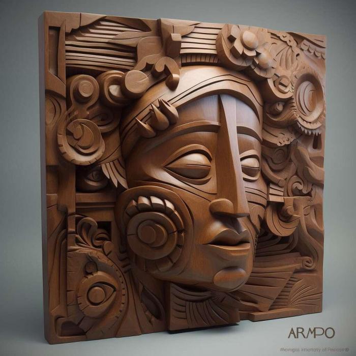 نموذج ثلاثي الأبعاد لآلة CNC 3D Art 